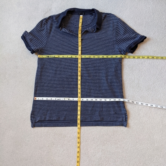 ATM Anthony Thomas Melillo striped polo shirt size large - Picture 7 of 7